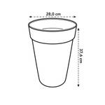 loft urban rond haut 28cm anthracite